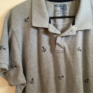 Classic Polo Anchor design mens shirt